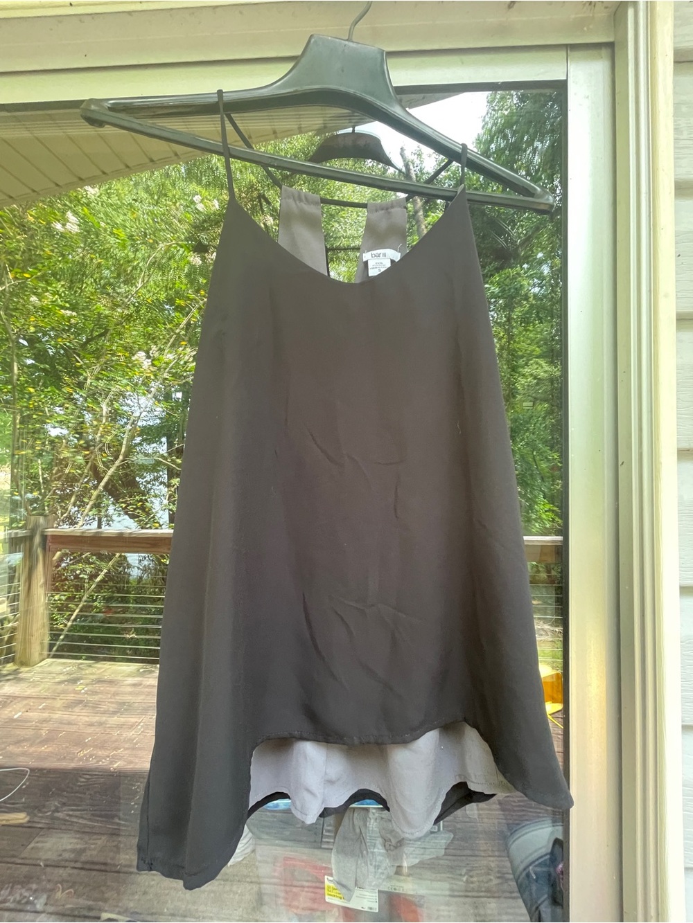 Bar III black V-Neck Sleeveless Tank - 2010s going out top